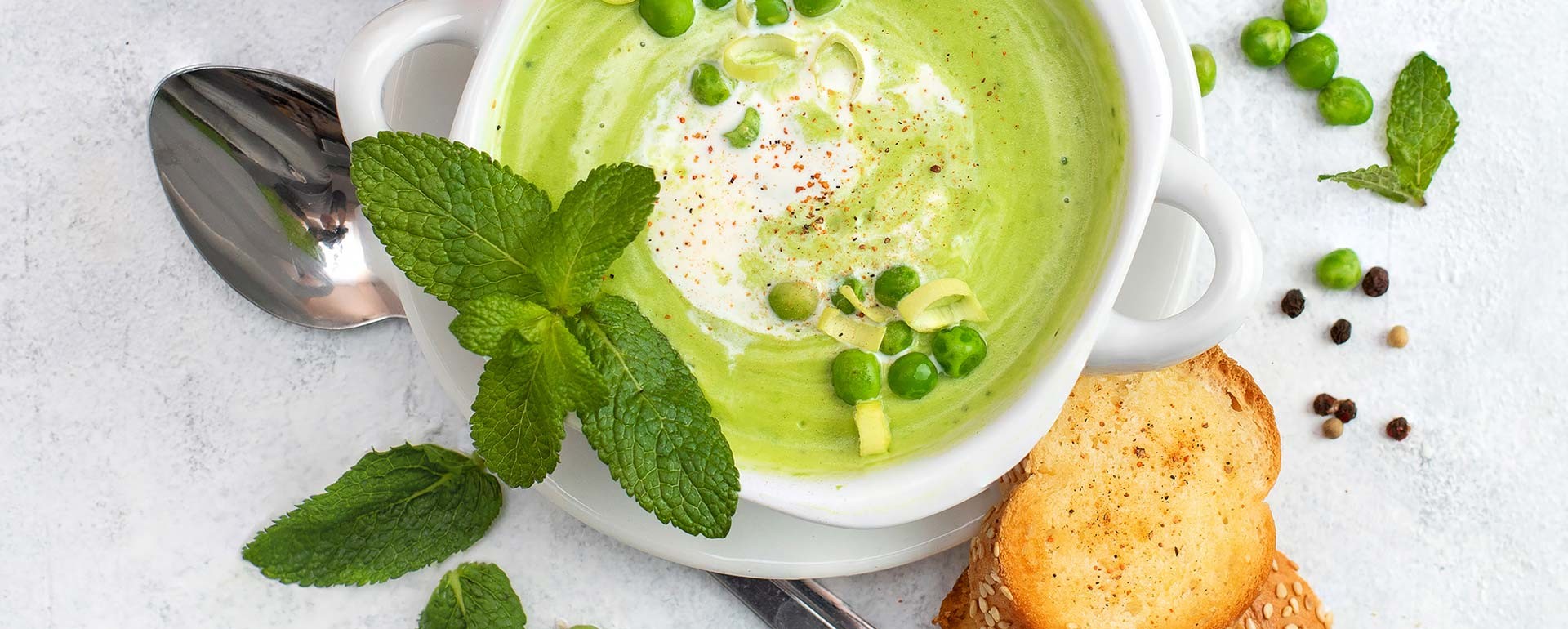 Зелёный суп - пюре