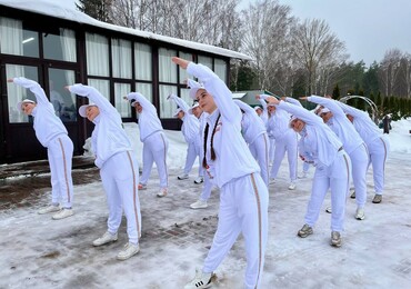 Грация на снегу Рогачевского МКК