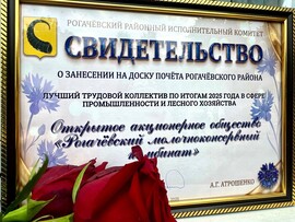 Рогачевский МКК  — лидер промышленности Рогачевского района