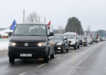 Памяти бойцов 8-го штрафбата посвящается.. В Рогачеве прошел автопробег