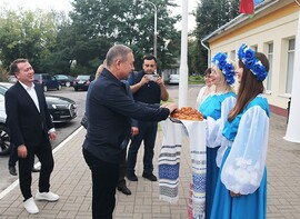 Делегация Навоийской области Узбекистана посетила Рогачев
